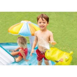 Aire de jeux gonflable - INTEX - Alligator - 160 Litres - 2 ans+ - 201 x 160 ...