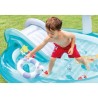 Aire de jeux gonflable - INTEX - Alligator - 160 Litres - 2 ans+ - 201 x 160 ...