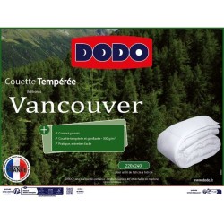 DODO Couette tempérée Vancouver - 220 x 240 cm - Blanc