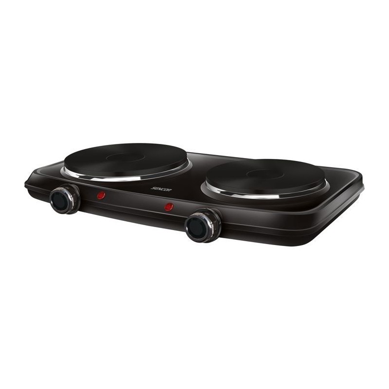 Plaque de cuisson électrique - SENCOR - SCP 2254BK-EUE4 - 2500 W - 2 foyers -...