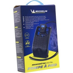 Pompe a Pied Double Piston manometre digital de 0.05 jusqu'a 7 bars- MICHELIN...