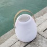 Lampe enceinte bluetooth sans fil - LUMISKY - MINI MAY PLAY - H23 cm - LED bl...