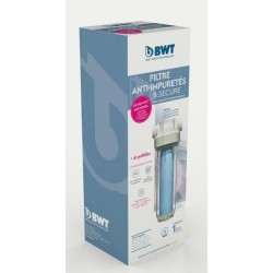 Filtre - BWT - B.SECURE - anti-impuretés 25µm - antibact - Protege santé, can...