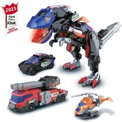 Jouet assemblable VTECH SWITCH & GO COMBO - TRIO, le méga T-Rex SOS