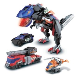 Jouet assemblable VTECH SWITCH & GO COMBO - TRIO, le méga T-Rex SOS