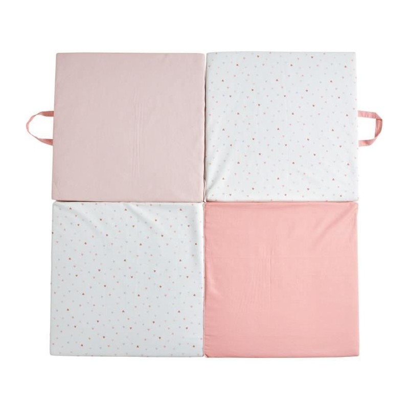 Tapis d'éveil Malin TINEO MON CoeUR 3en1 - Tapis évolutif multifonction - 120...