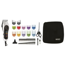 Tondeuse cheveux - WAHL - Color Pro Plus - Lames de précision - Peignes de gu...