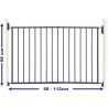 DREAMBABY Barriere de sécurité ARIZONA EXTENDA - A visser - L 68/112 cm - S'o...