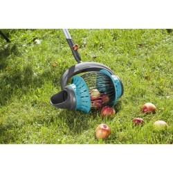 GARDENA Ramasse-fruits Combisystem - Panier plastique – Pelle intégré – Adapt...