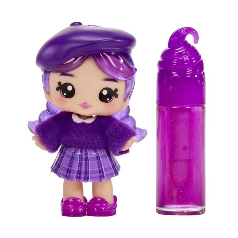 Yummiland - 1 poupée 10 cm et un gloss pailleté a créer - Greta -