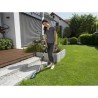 Manche télescopique + roulettes pour cisailles a gazon a batterie GARDENA