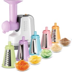 Découpe légumes et sorbétiere - SENCOR - SSG 4500WH - 150 W - 6 accessoires -...