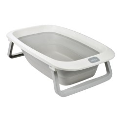 BÉABA - Baignoire Pliable bébé - Ultra Compacte - Pieds antidérapants - Bouch...