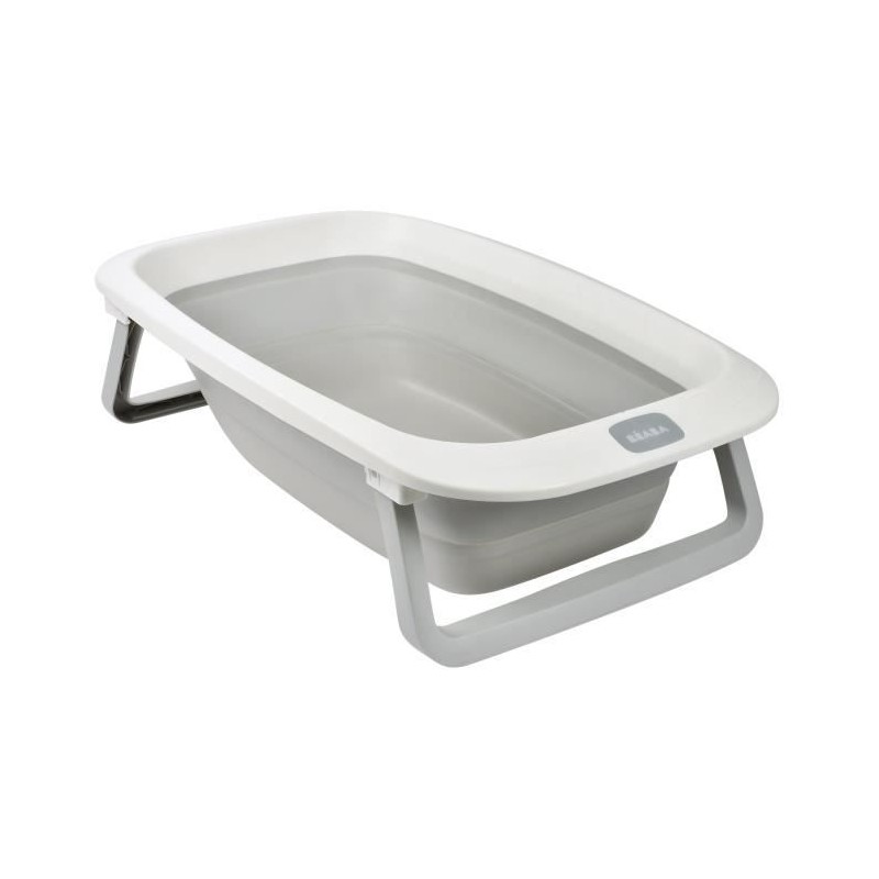 BÉABA - Baignoire Pliable bébé - Ultra Compacte - Pieds antidérapants - Bouch...