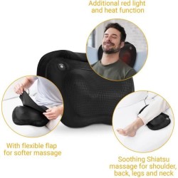 MEDISANA MC 850 - Coussin de massage Shiatsu épaules, dos, jambes et cou - 2 ...