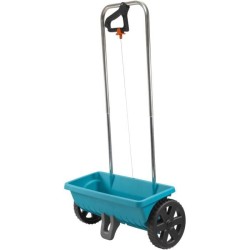 GARDENA Epandeur a engrais L sur roues – Capacité 12,5 L – Surface 400m² max ...
