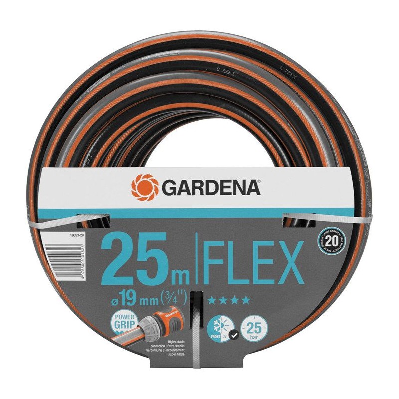 GARDENA Tuyau d'arrosage Comfort FLEX – Longueur 25m – Ø19mm – Anti noeud et ...