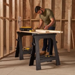 Lot de 2 tréteaux pliables - STANLEY - STST1-70713 - 450kg