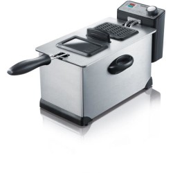 Friteuse SEVERIN - FR2431 - Capacité 3L - Jusqu'a 190°C - Thermostat réglable...