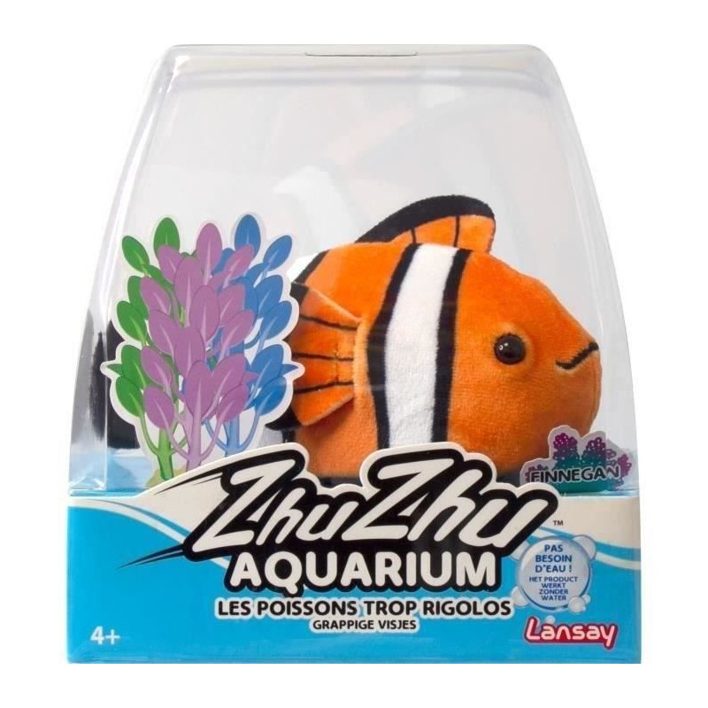 Figurine miniature - LANSAY - 51116 - Zhu Zhu Aquarium - Moon Le Poisson Clown