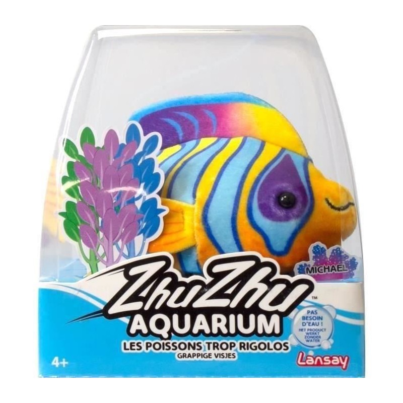 Figurine miniature - LANSAY - 51117 - Zhu Zhu Aquarium - Crystal Le Poisson-A...