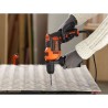 Perceuse a percussion filaire - 710W - BLACK+DECKER -  BEH710-QS - avec 4 for...