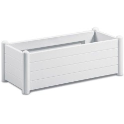 STEFANPLAST Bac a fleurs/jardiniere rectangulaire - ITALIA - Finition effet b...