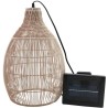 Suspension solaire - LUMISKY - HOLIDAY - H42 cm - Boheme naturel style vanner...