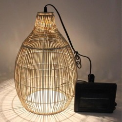 Suspension solaire - LUMISKY - HOLIDAY - H42 cm - Boheme naturel style vanner...