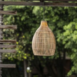Suspension solaire - LUMISKY - HOLIDAY - H42 cm - Boheme naturel style vanner...