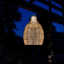 Suspension solaire - LUMISKY - HOLIDAY - H42 cm - Boheme naturel style vanner...