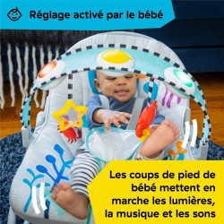 BABY EINSTEIN Transat bébé évolutif Octopus jusqu'a 18kg-cadeau bébé, Positio...