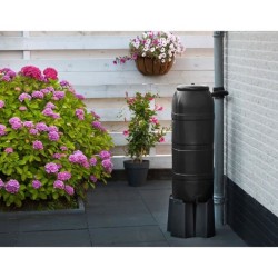 NATURE Récupérateur d'eau kit - 100 litres - Forme colonne - Traité anti-UV -...