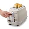 Grille pain - Delonghi - Icona Vintage - 2 tranches - 6 positions -