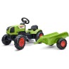 Tracteur a pédales - FALK - Claas avec remorque - Des 2 ans -100% Fabriqué en...