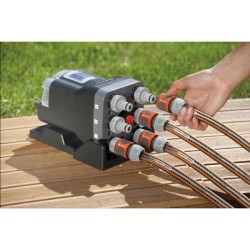 Sélecteur automatique GARDENA - 6 sorties d'eau indépendantes - Connexion uni...