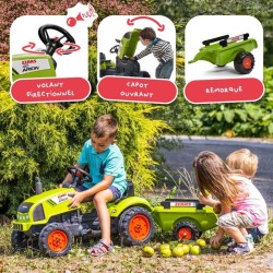 Tracteur avec remorque et capot ouvrant - FALK - Class - Des 2 ans - 100% Fab...