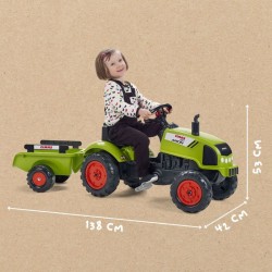 Tracteur avec remorque et capot ouvrant - FALK - Class - Des 2 ans - 100% Fab...
