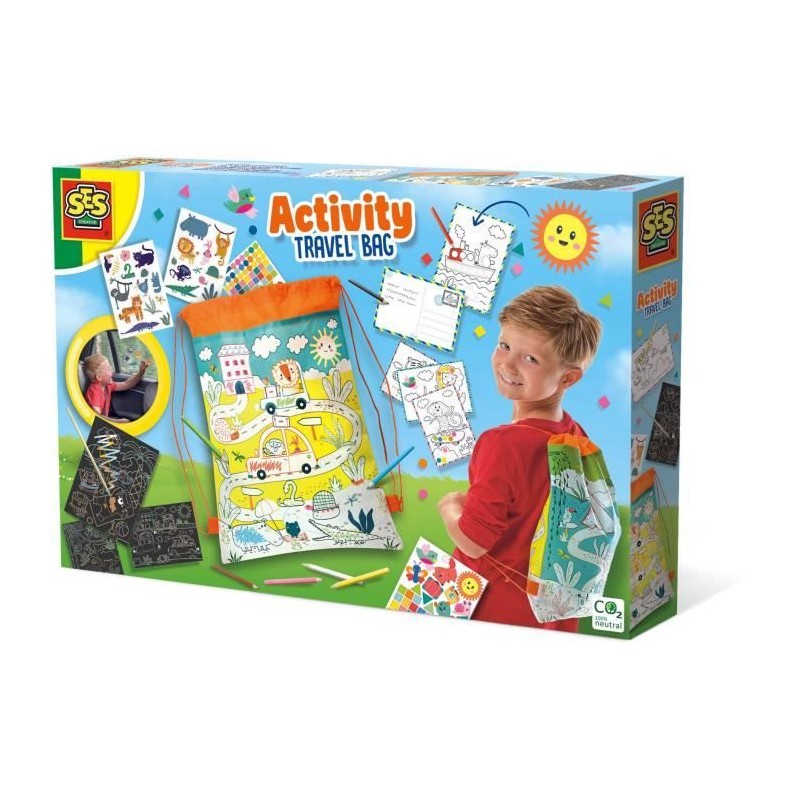 Sac de voyage et activités - SES CREATIVE - Débordant de jeux et