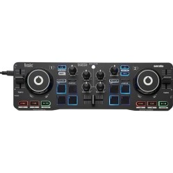 HERCULES DJ CONTROL STARLIGHT - Contrôleur DJ USB portatif - 2 pistes