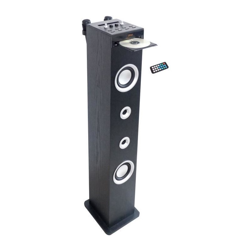 Inovalley HP49CD - Tour de son Bluetooth - Lecteur CD et fonction Karaoké - 1...