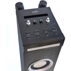 Inovalley HP49CD - Tour de son Bluetooth - Lecteur CD et fonction Karaoké - 1...