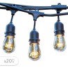 Guirlande lumineuse extérieur - LUMISKY - MAFY 20 LIGHT - 10 m - 20 ampoules ...