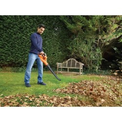 Souffleur sans fil BLACK+DECKER - GWC1820PC - 18V -Débit d'air de 209km/h - A...