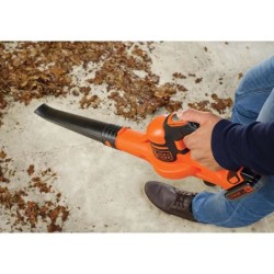 Souffleur sans fil BLACK+DECKER - GWC1820PC - 18V -Débit d'air de 209km/h - A...