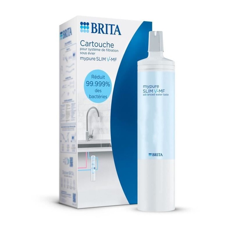 Systeme filtration a eau BRITA - MyPure Slim - Cartouche de rechange - Jusqu'...