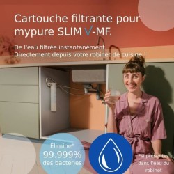 Systeme filtration a eau BRITA - MyPure Slim - Cartouche de rechange - Jusqu'...