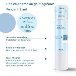 Systeme filtration a eau BRITA - MyPure Slim - Cartouche de rechange - Jusqu'...