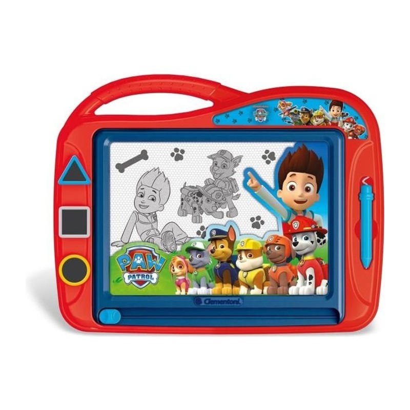 Ardoise magique - Pat'Patrouille - Clementoni - Rouge - Poids 870g -