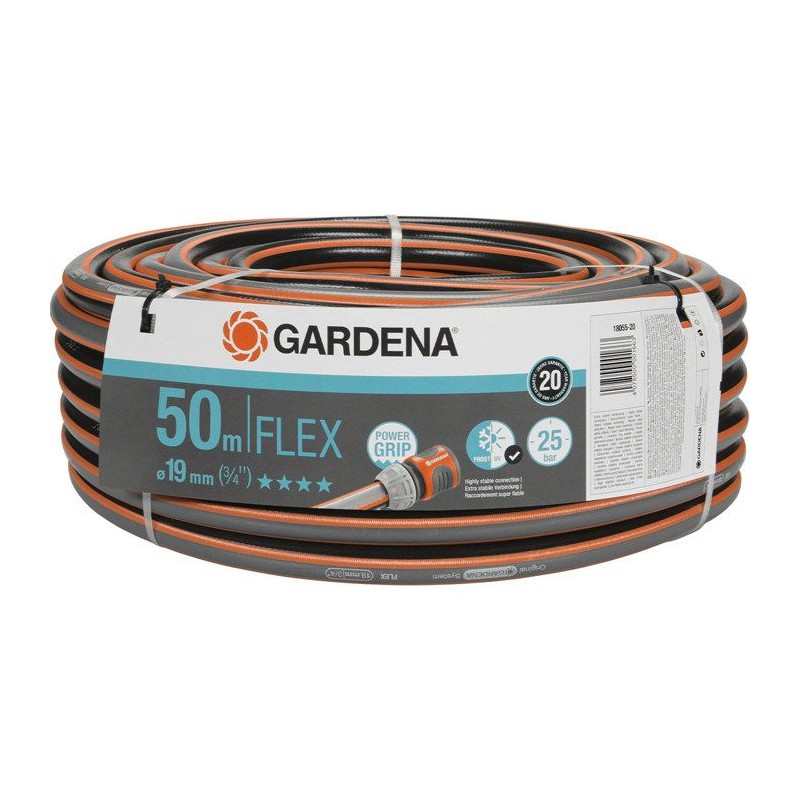 GARDENA Tuyau d'arrosage Comfort FLEX – Longueur 50m – Ø19mm – Anti noeud et ...